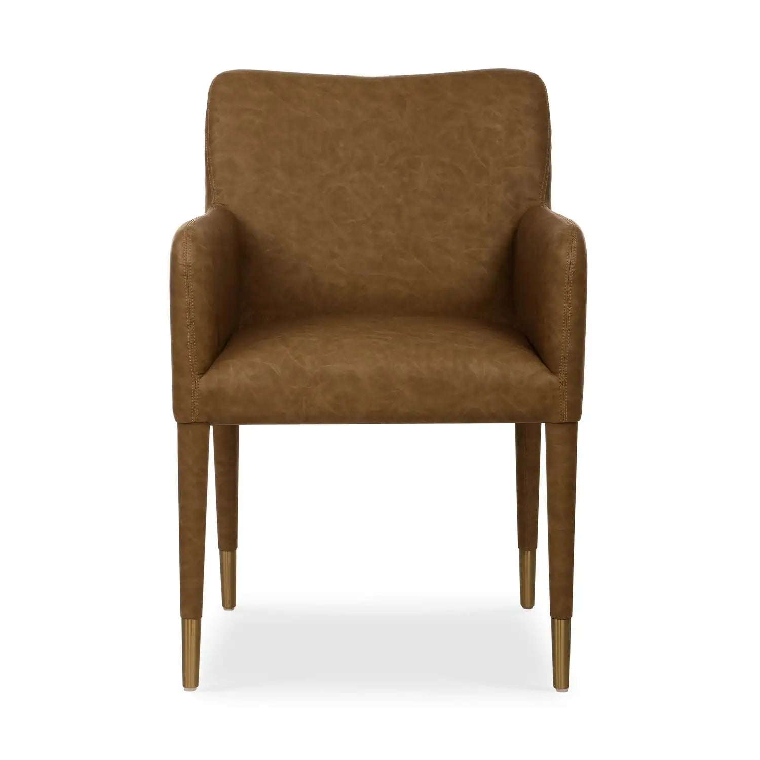 UTTERMOST Conifer Camel Dining Armchair - Decorative Accents