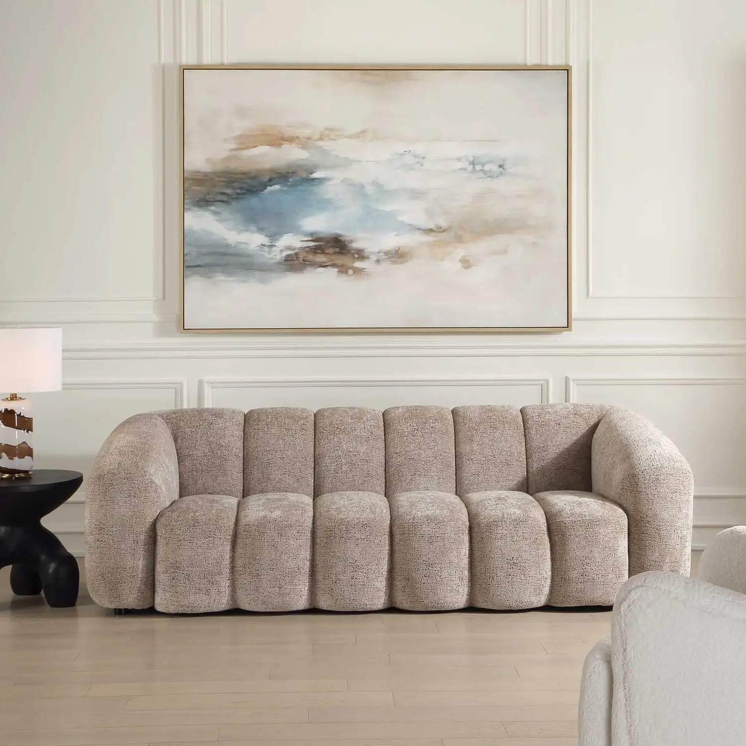 UTTERMOST MODELLA UPHOLSTERED CHENILLE SOFA - Decorative Accents