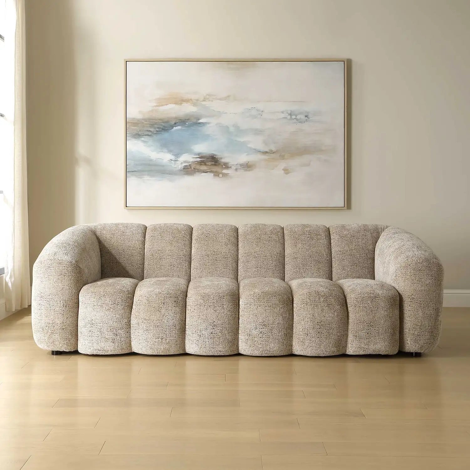 UTTERMOST MODELLA UPHOLSTERED CHENILLE SOFA - Decorative Accents