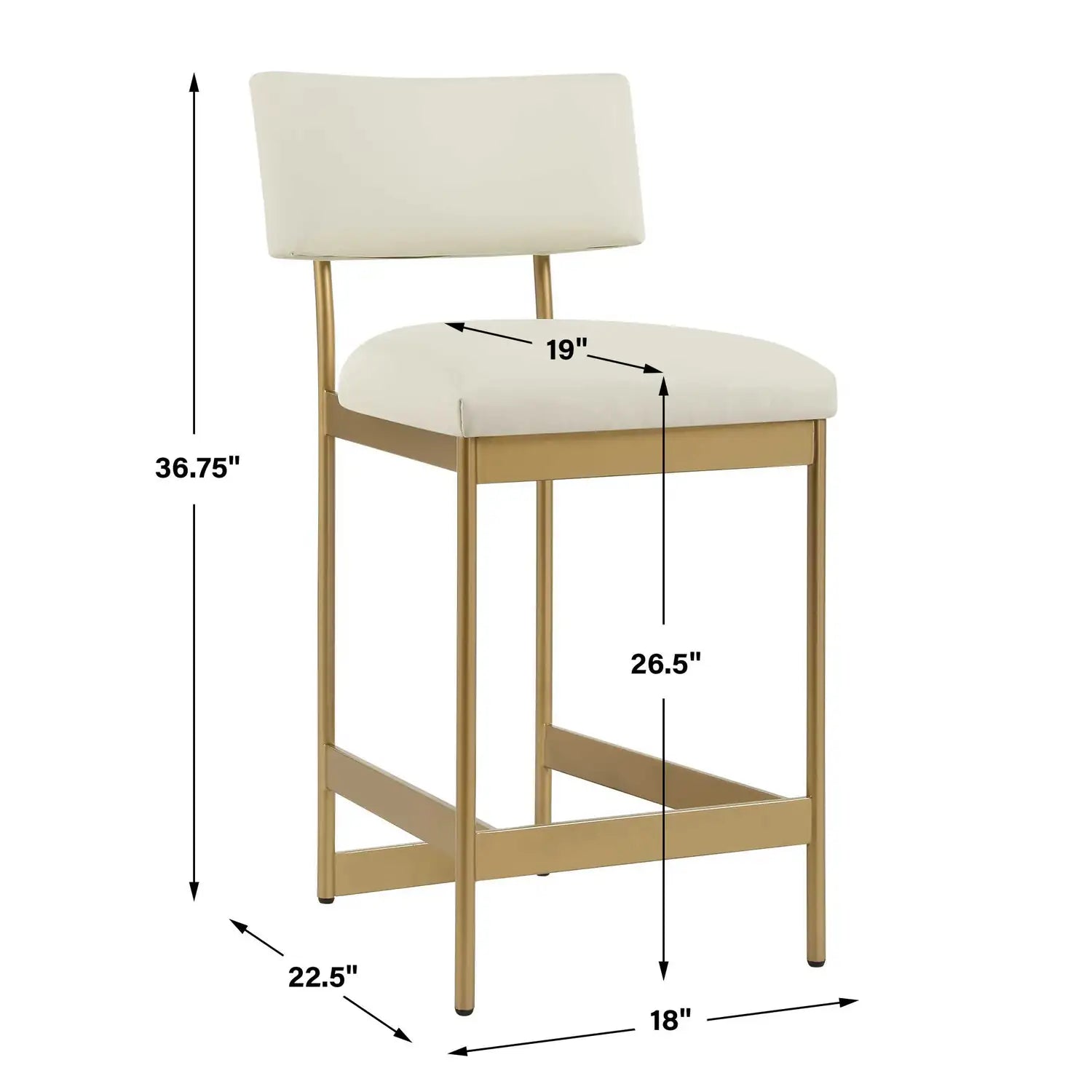 UTTERMOST Apsley Counter Stool - Decorative Accents