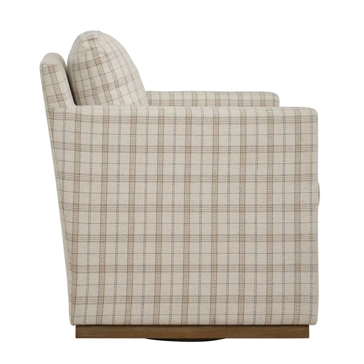 UTTERMOST Basie Casual Swivel Chair - Decorative Accents