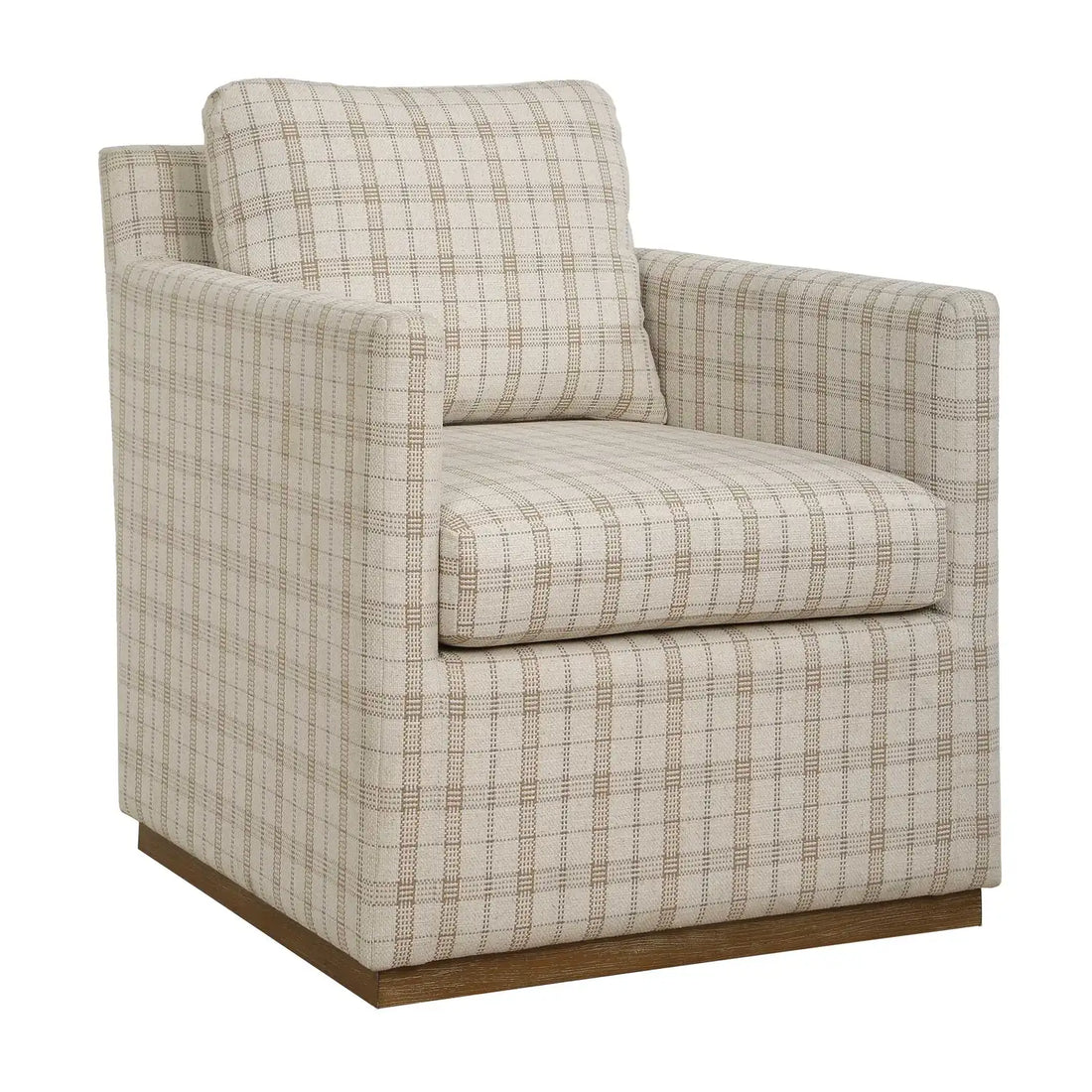 UTTERMOST Basie Casual Swivel Chair - Decorative Accents