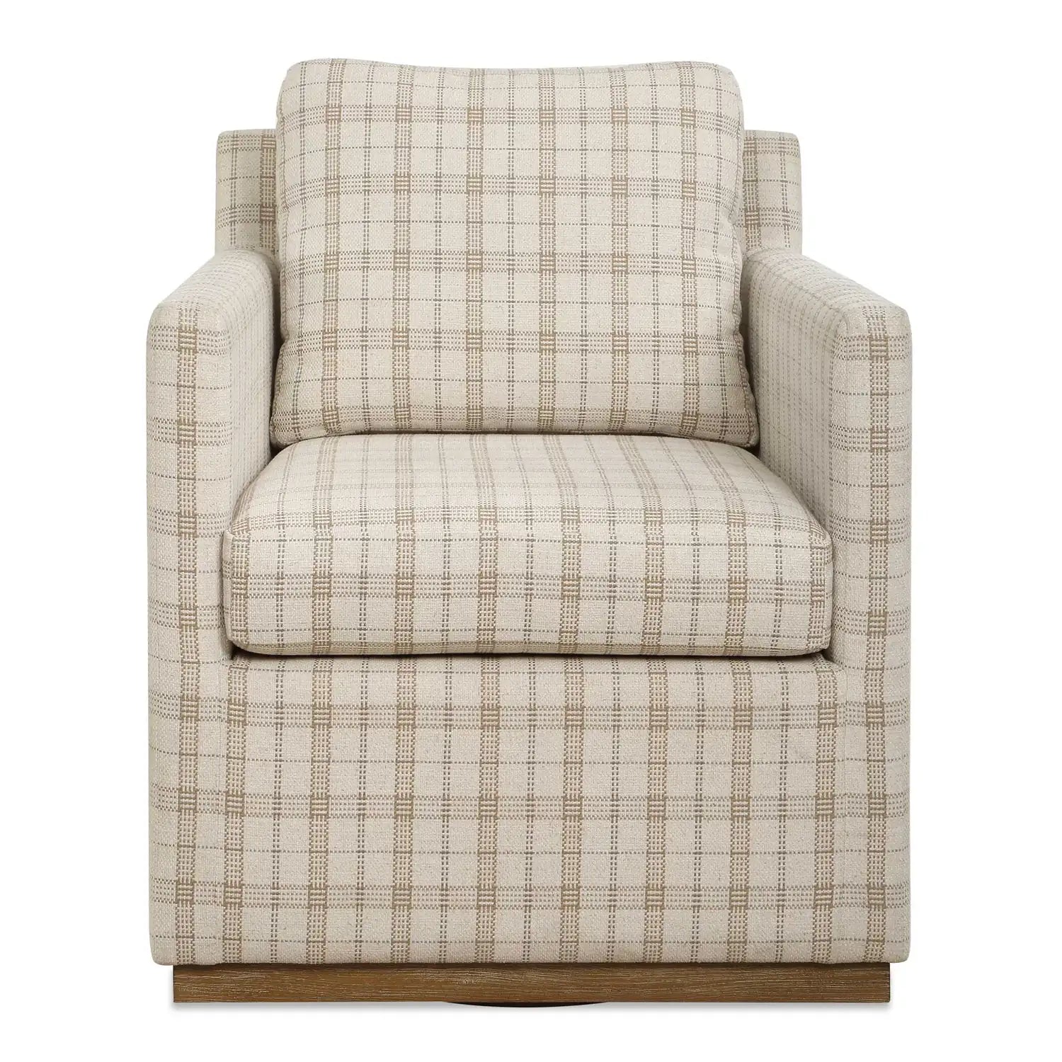 UTTERMOST BASIE CASUAL SWIVEL CHAIR - Decorative Accents