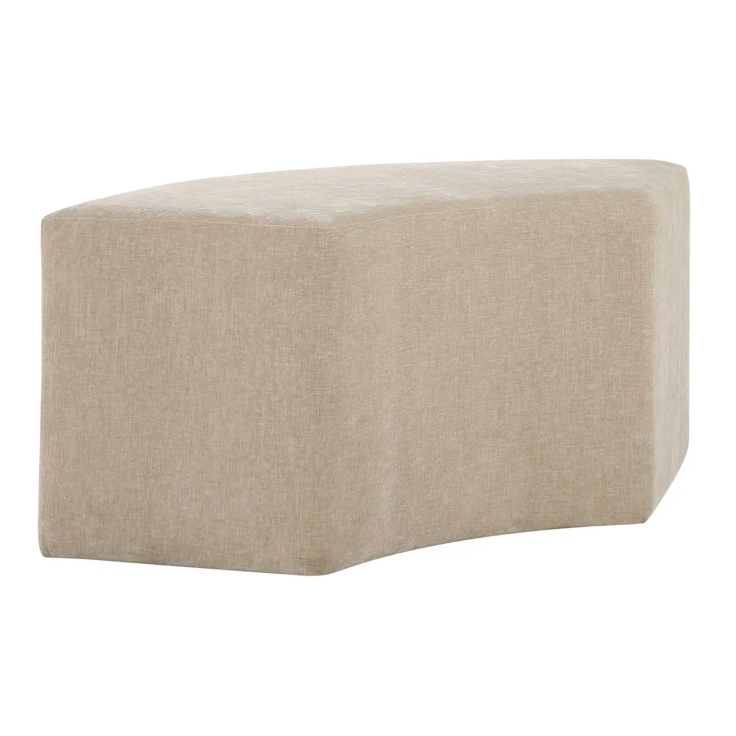 UTTERMOST Khai Rounded Plush Dining Bench - Decorative Accents
