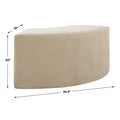 UTTERMOST Khai Rounded Plush Dining Bench - Decorative Accents