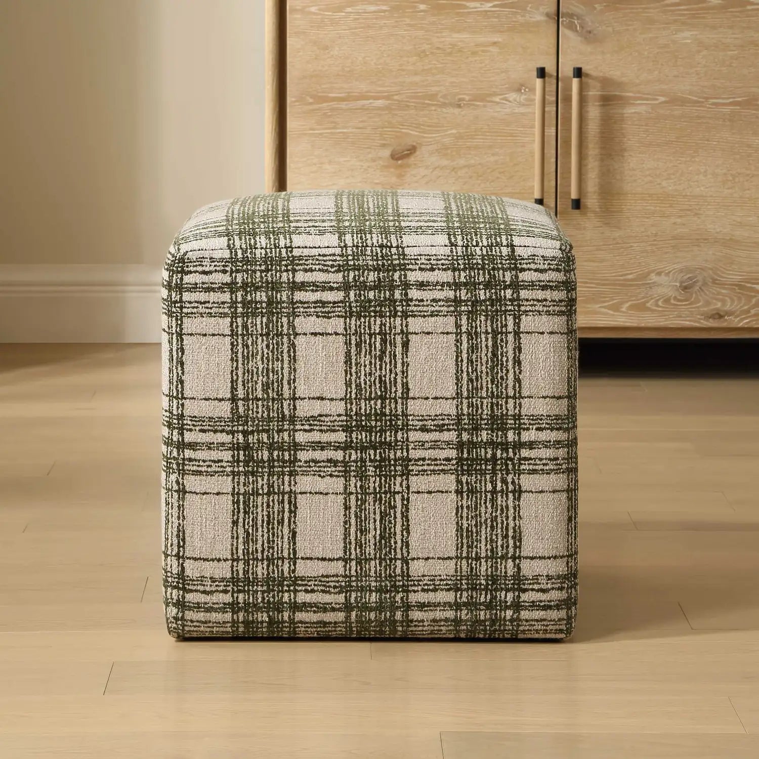 UTTERMOST JOIE IRELAND PLAID OTTOMAN - Decorative Accents