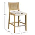 UTTERMOST Interweave Coastal Counter Stool - Decorative Accents