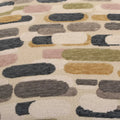 UTTERMOST AREM UPHOLSTERED MULTI-COLOR OTTOMAN - Decorative Accents
