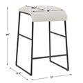 UTTERMOST Arcane Ecru Counter Stool - Decorative Accents