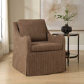 UTTERMOST Luisa Pinstripe Swivel Chair - Decorative Accents
