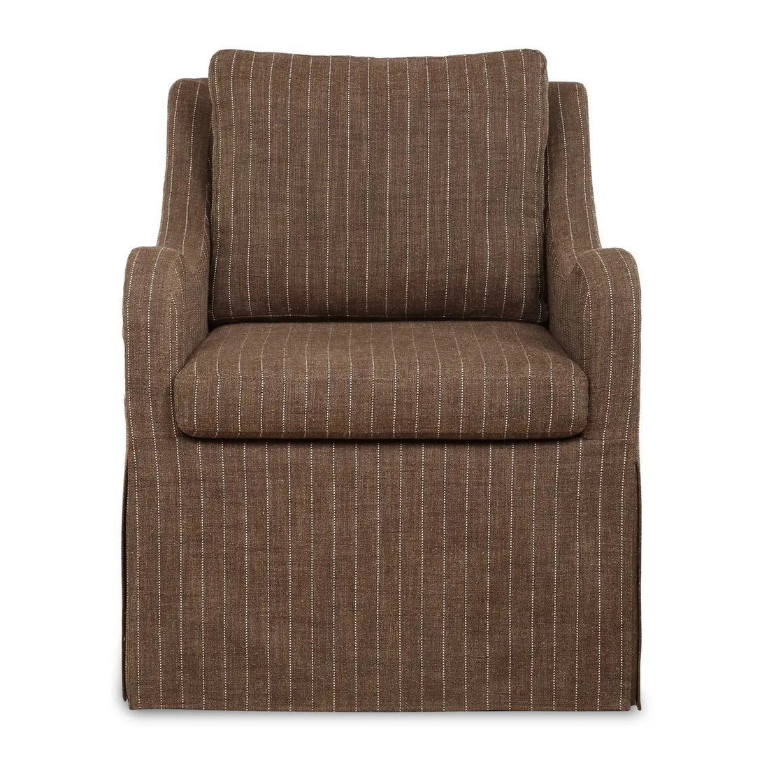 UTTERMOST Luisa Pinstripe Swivel Chair - Decorative Accents