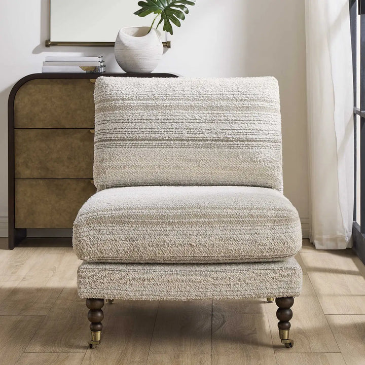 UTTERMOST Chatsworth Modern Slipper Chair - Decorative Accents