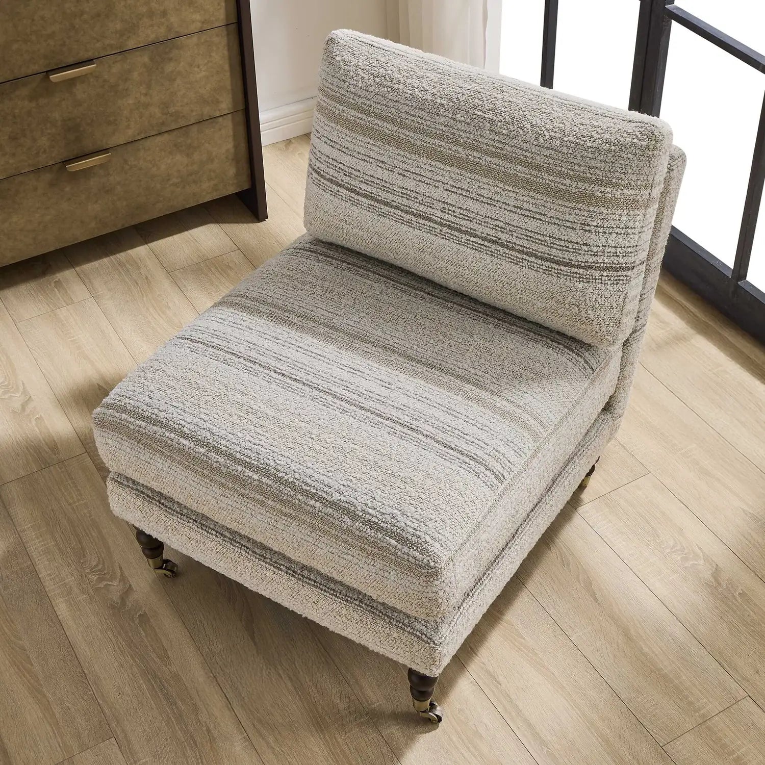 UTTERMOST Chatsworth Modern Slipper Chair - Decorative Accents
