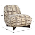 UTTERMOST Evans Modern Armless Accent Chair - Decorative Accents