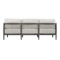UTTERMOST Borneo Oyster Outdoor Sofa - Decorative Accents