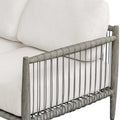 UTTERMOST Borneo Oyster Outdoor Sofa - Decorative Accents