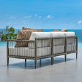 UTTERMOST Borneo Oyster Outdoor Sofa - Decorative Accents