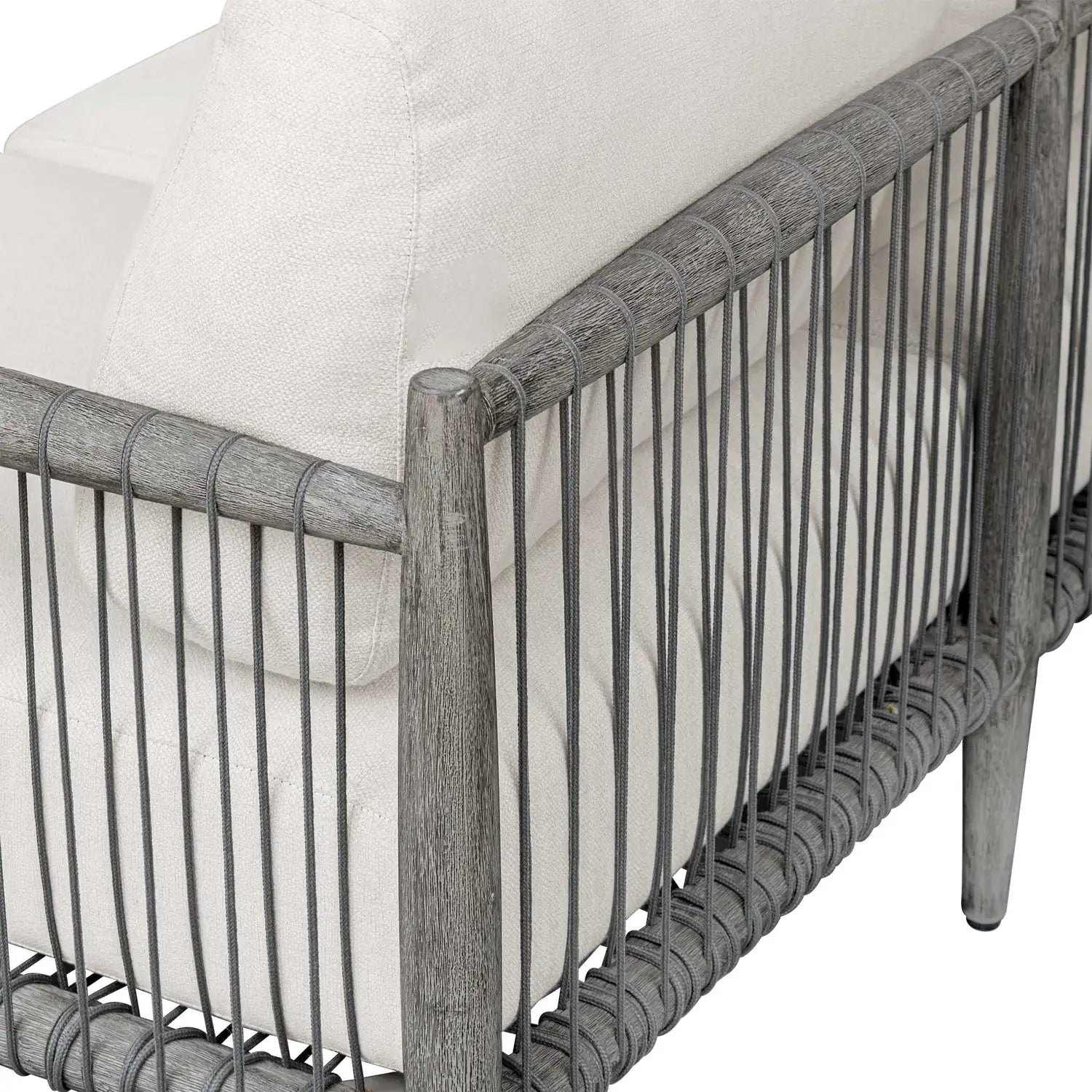 UTTERMOST Borneo Oyster Outdoor Sofa - Decorative Accents