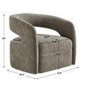 UTTERMOST Breis Swivel Barrel Chair - Decorative Accents