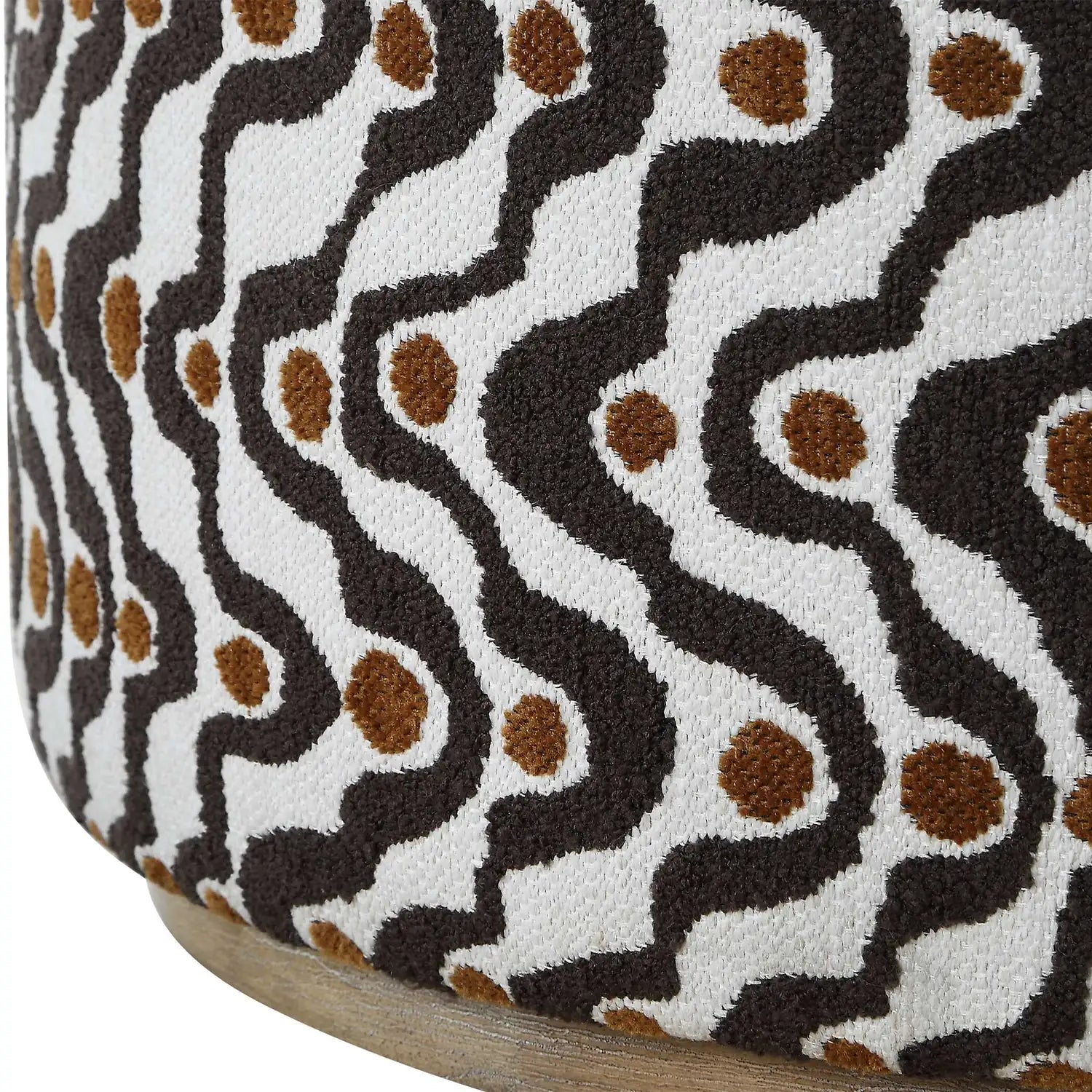 UTTERMOST Cas Plush Ottoman - Decorative Accents