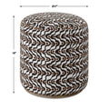 UTTERMOST Cas Plush Ottoman - Decorative Accents