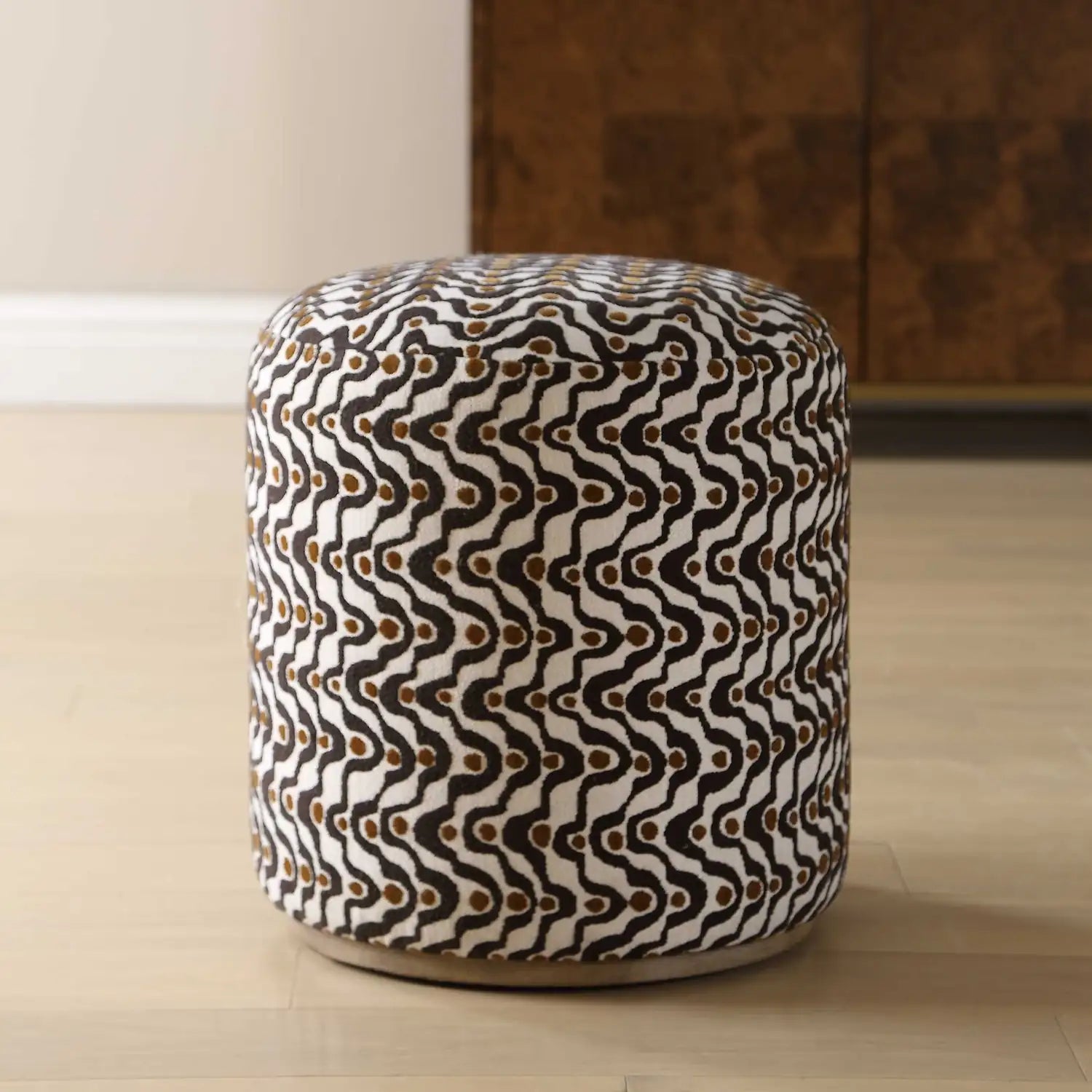 UTTERMOST Cas Plush Ottoman - Decorative Accents