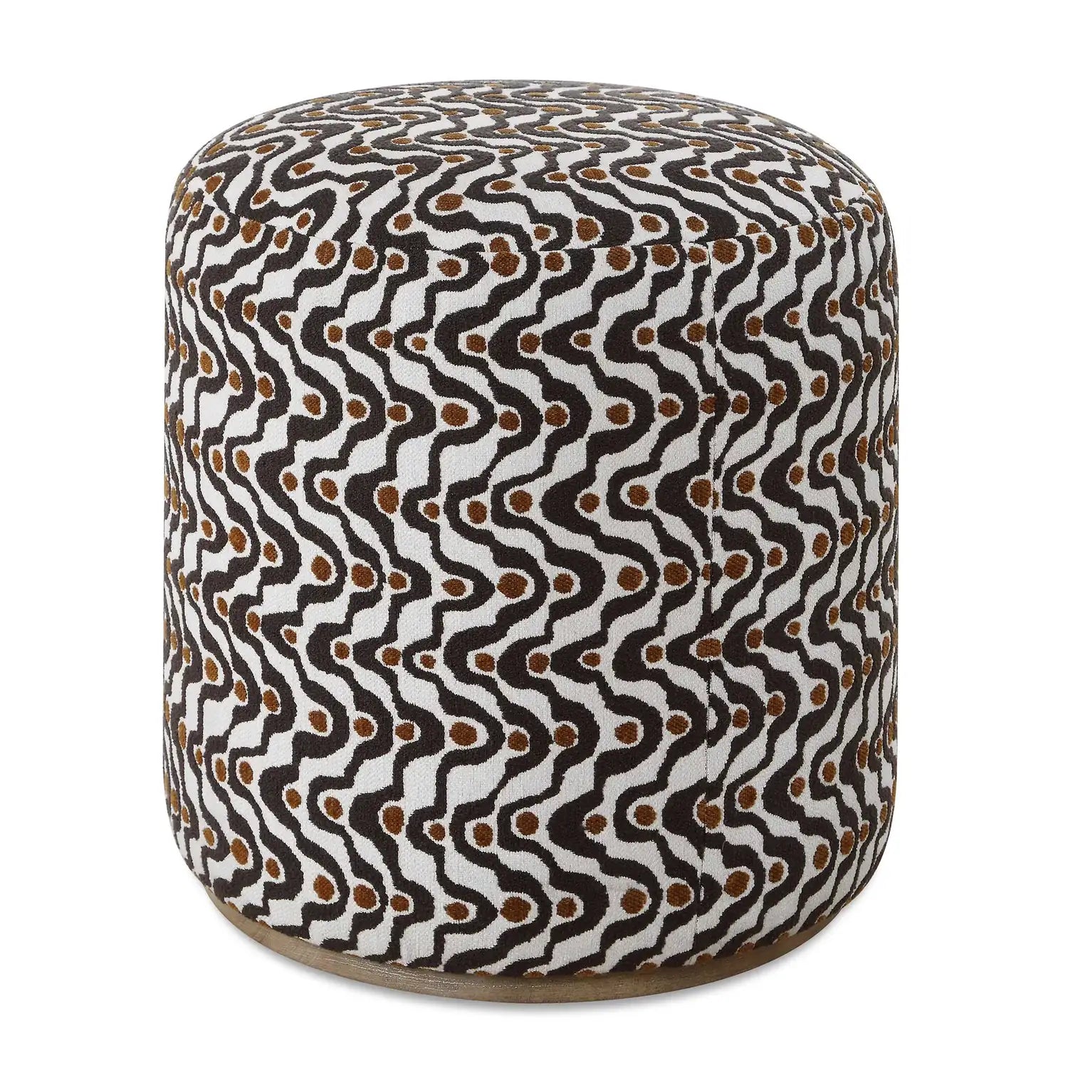 UTTERMOST Cas Plush Ottoman - Decorative Accents