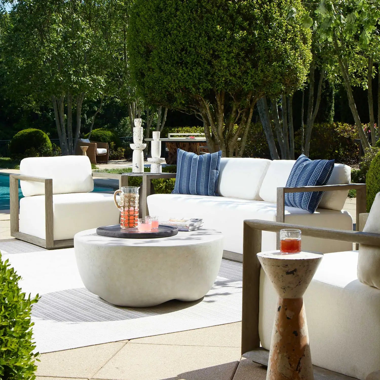 UTTERMOST Remsen Outdoor Sofa - Sofa