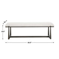 UTTERMOST Midas Bench - Benches, Ottoman, Stools