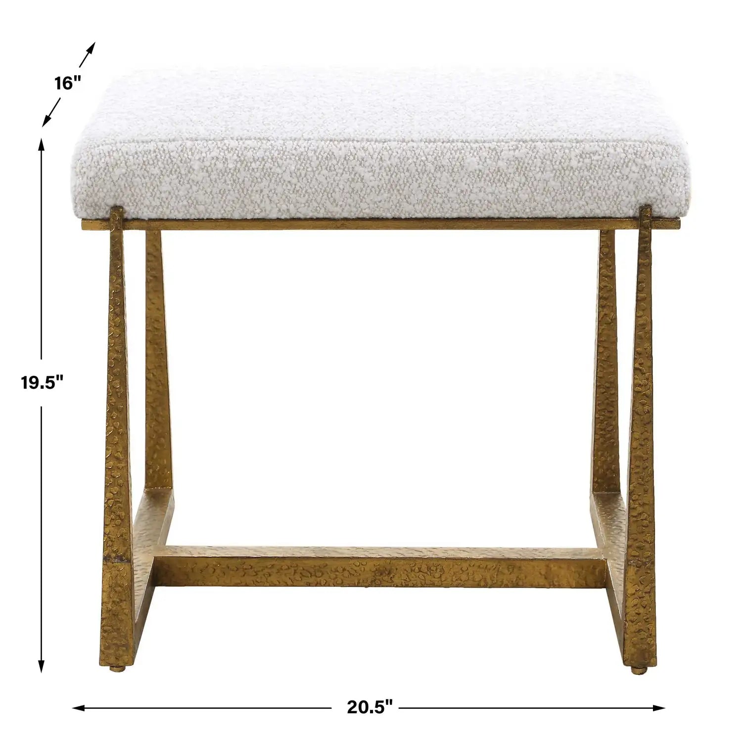 UTTERMOST Midas Bench - Benches, Ottoman, Stools