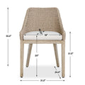 UTTERMOST Paloma Outdoor Wicker Dining Chair - Decorative Accents