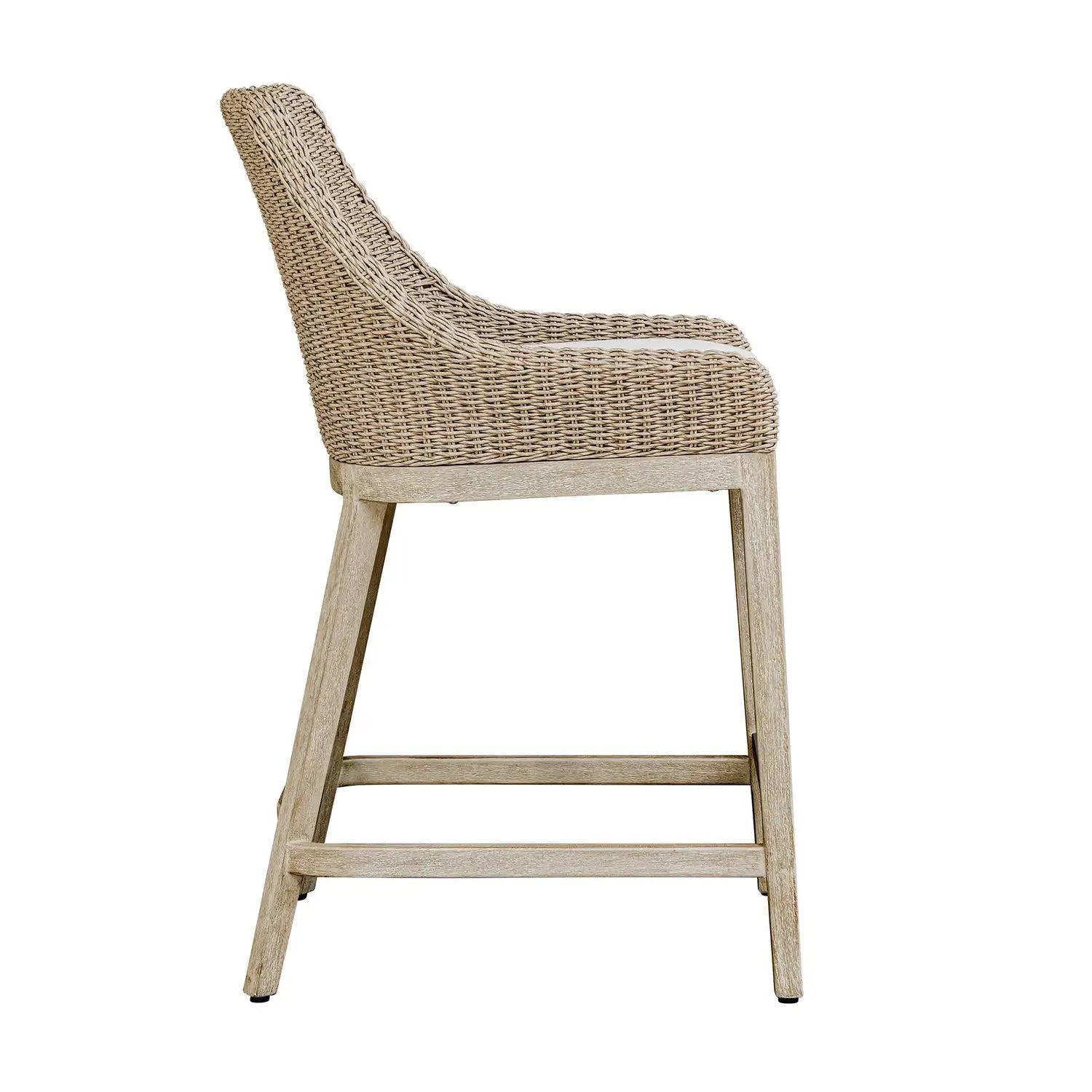 UTTERMOST PALOMA OUTDOOR WICKER COUNTER STOOL - Decorative Accents