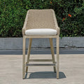 UTTERMOST PALOMA OUTDOOR WICKER COUNTER STOOL - Decorative Accents