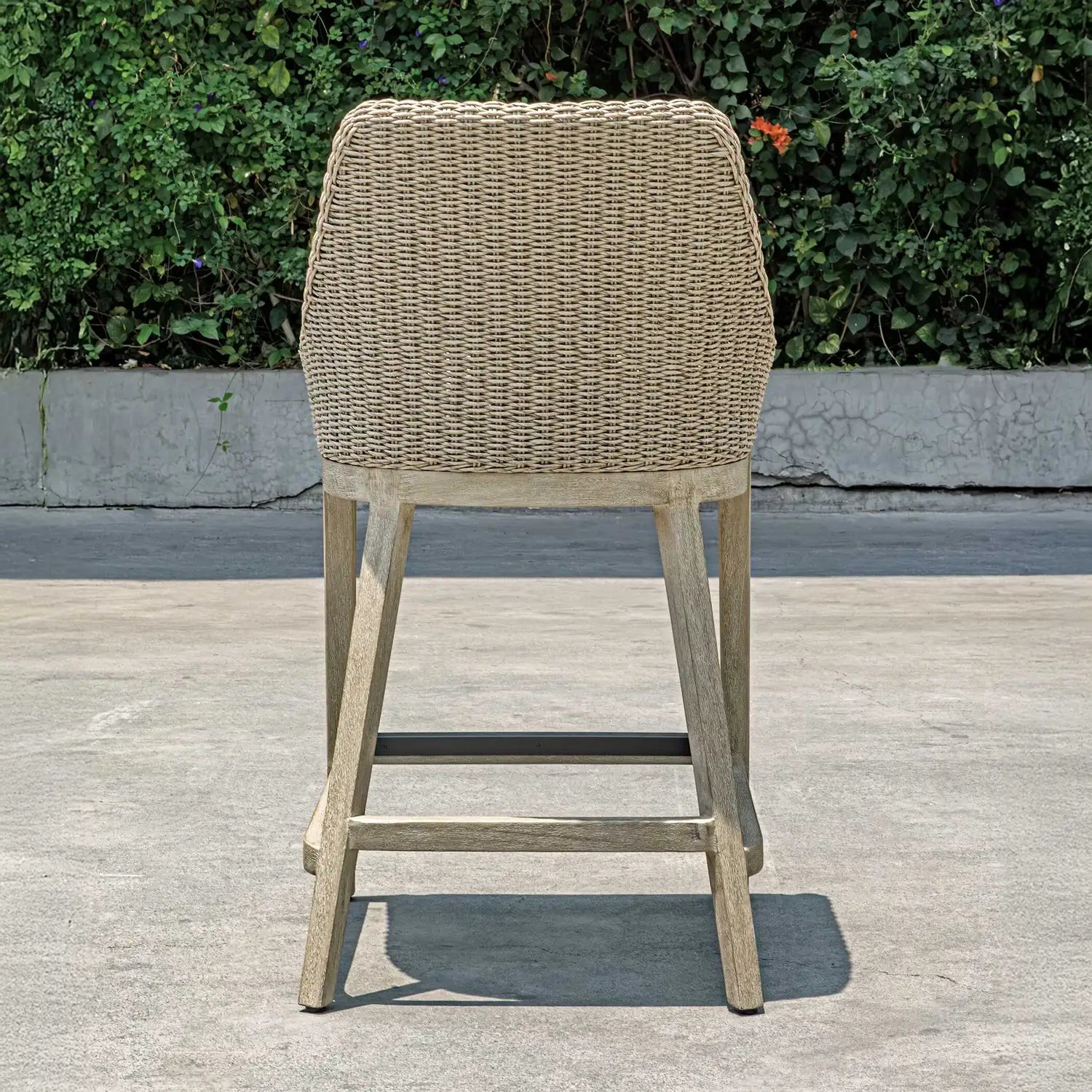 UTTERMOST Paloma Outdoor Wicker Counter Stool - Decorative Accents