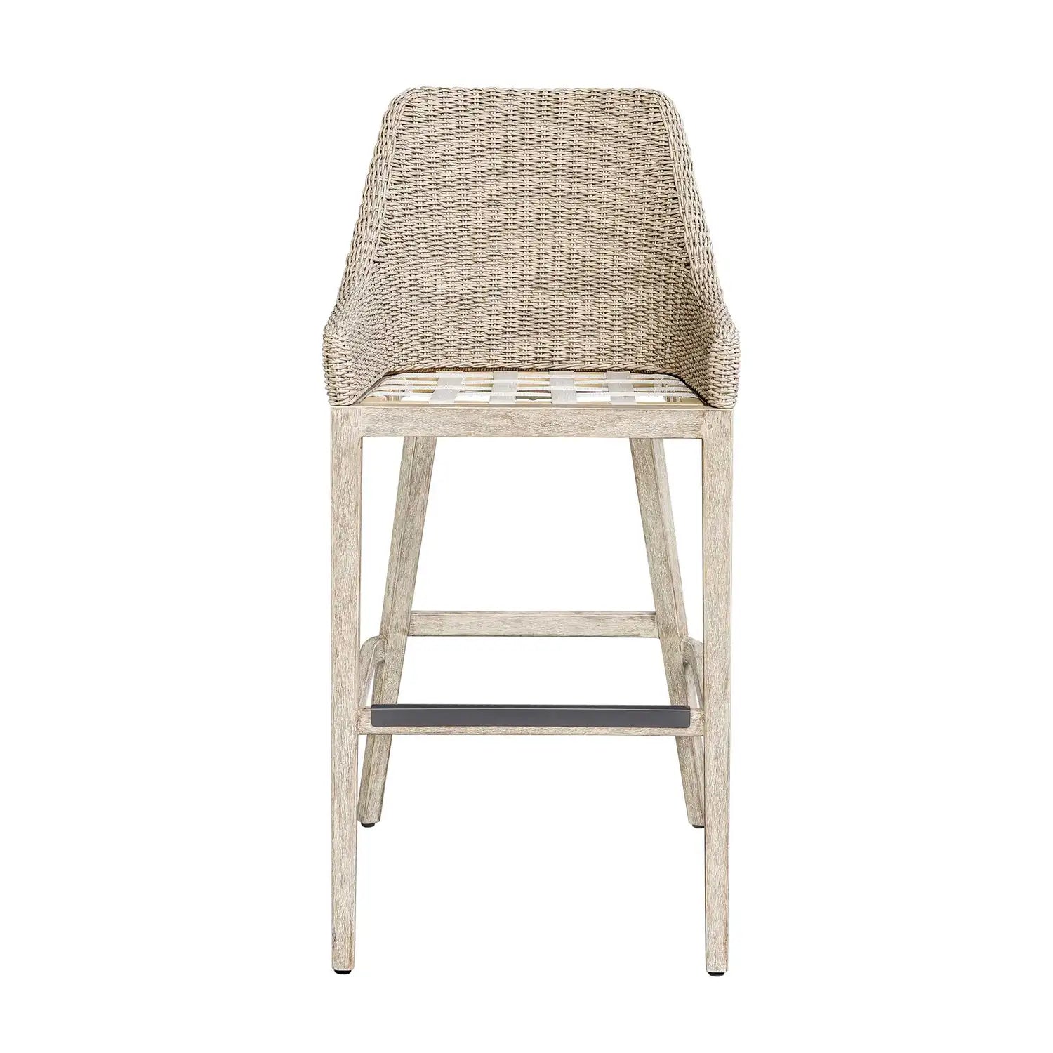 UTTERMOST Paloma Outdoor Wicker Bar Stool - Decorative Accents