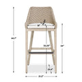 UTTERMOST Paloma Outdoor Wicker Bar Stool - Decorative Accents