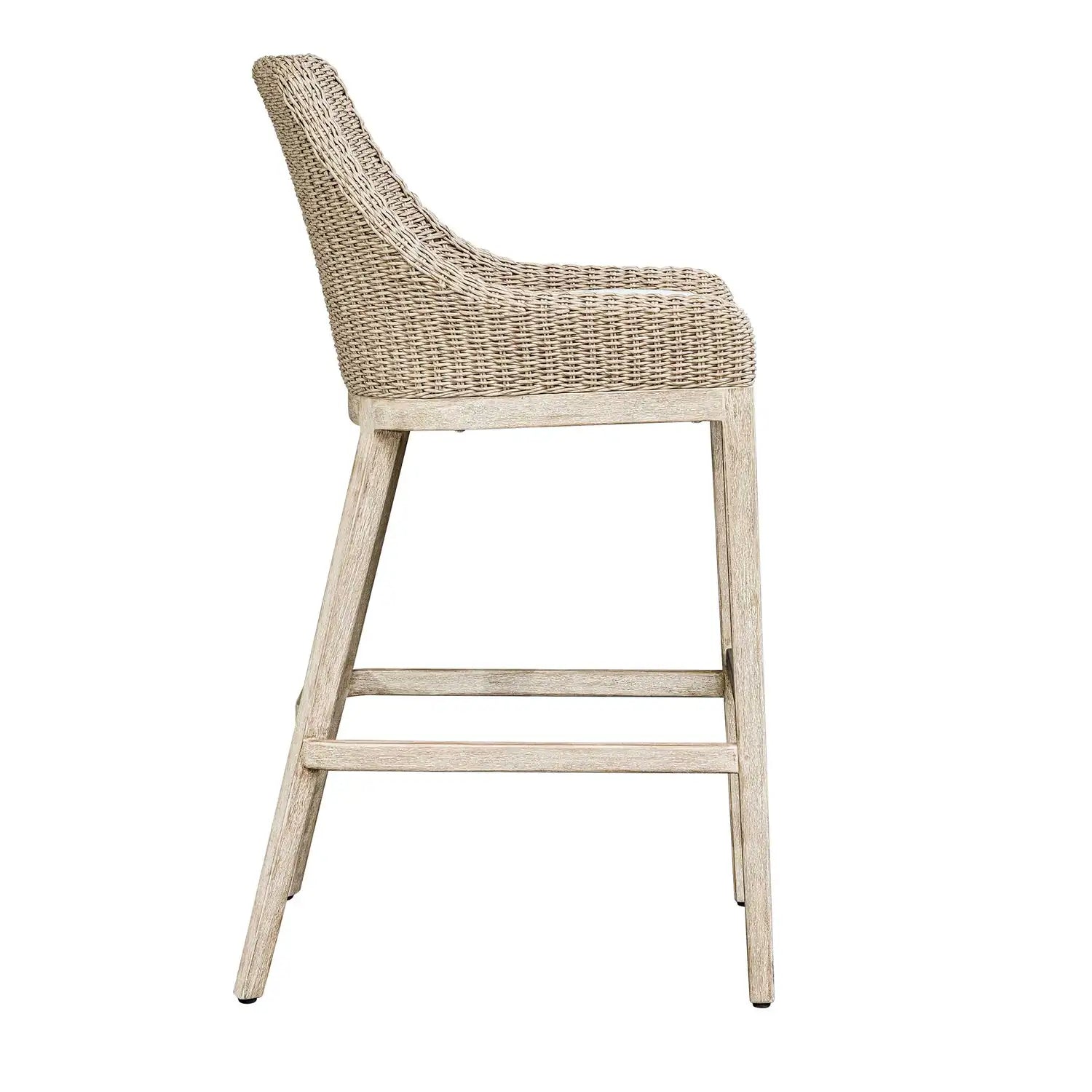UTTERMOST PALOMA OUTDOOR WICKER BAR STOOL - Decorative Accents