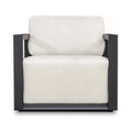UTTERMOST Remsen Black/Oyster Outdoor Lounge Chair - Decorative Accents