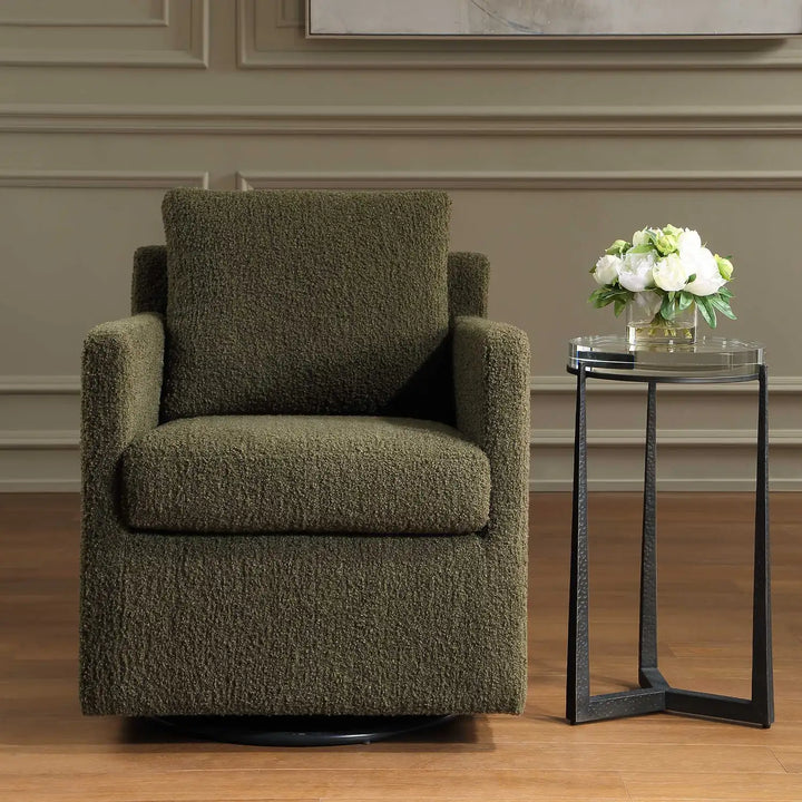 UTTERMOST Tisdell Kale Swivel/Glider - Decorative Accents