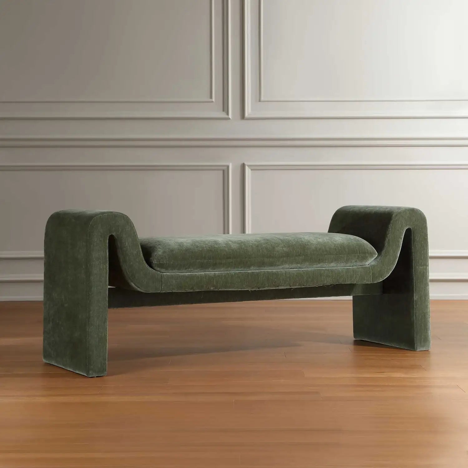 UTTERMOST Manson Moss Bench - Decorative Accents