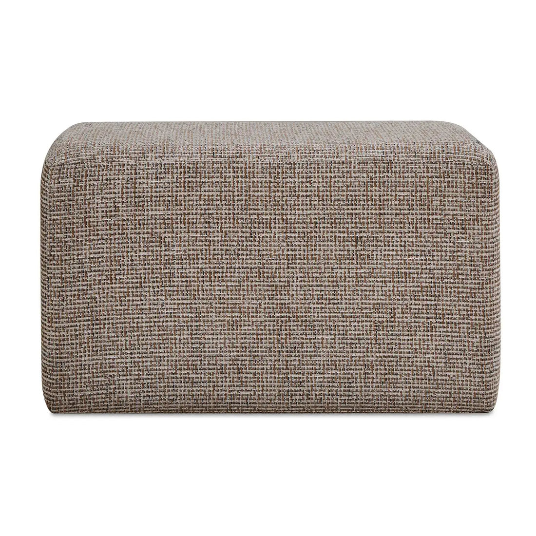 UTTERMOST Kelce Woven Checkered Ottoman - Decorative Accents