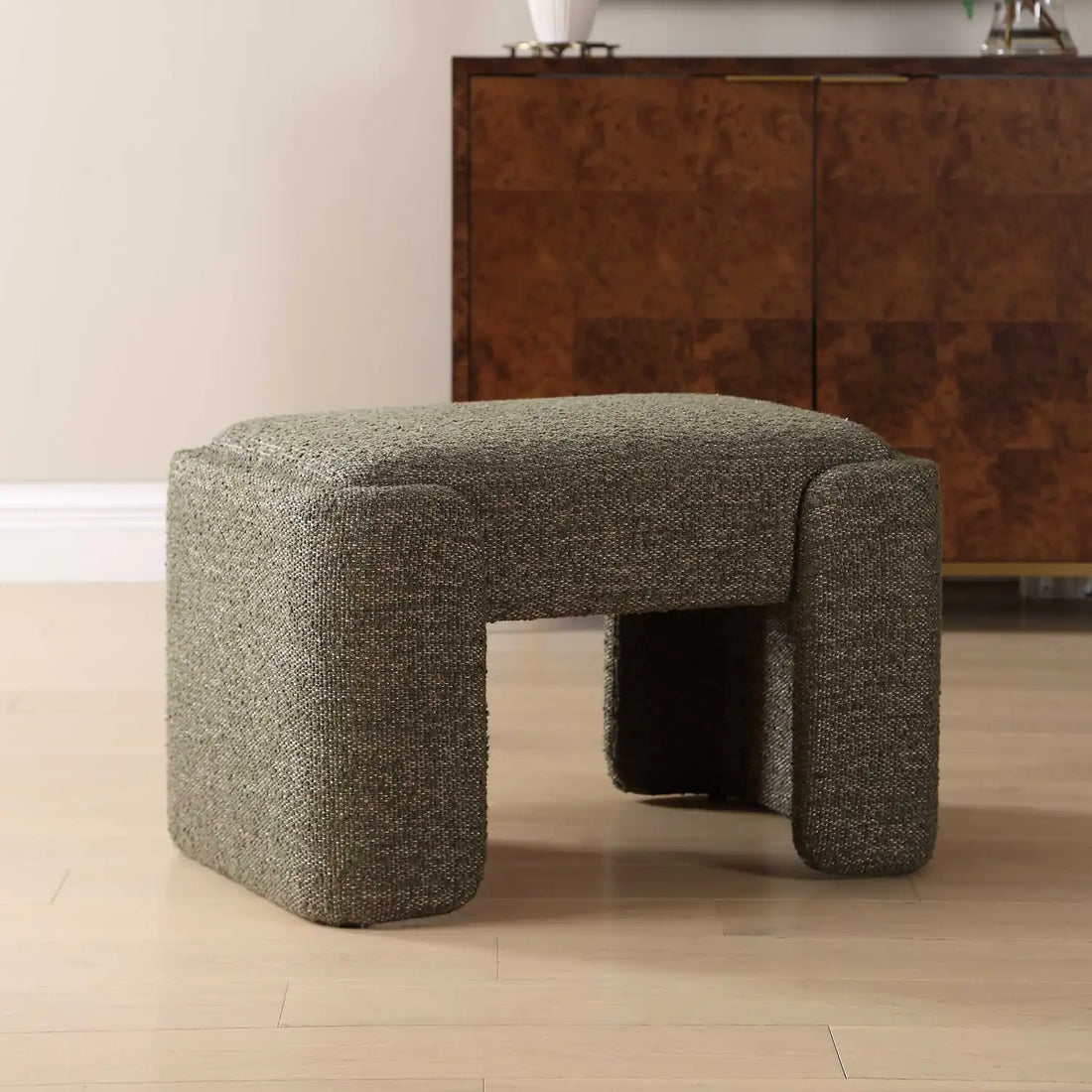 UTTERMOST Angus Boucle Bench - Decorative Accents
