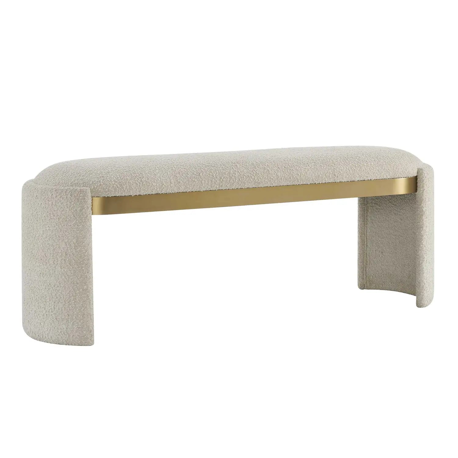 UTTERMOST Serena Bone Bench - Decorative Accents