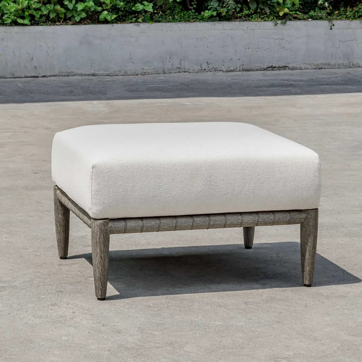 UTTERMOST Borneo Cushion Outdoor Ottoman - Decorative Accents