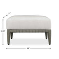 UTTERMOST Borneo Cushion Outdoor Ottoman - Decorative Accents