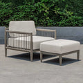 UTTERMOST Borneo Cushion Outdoor Ottoman - Decorative Accents