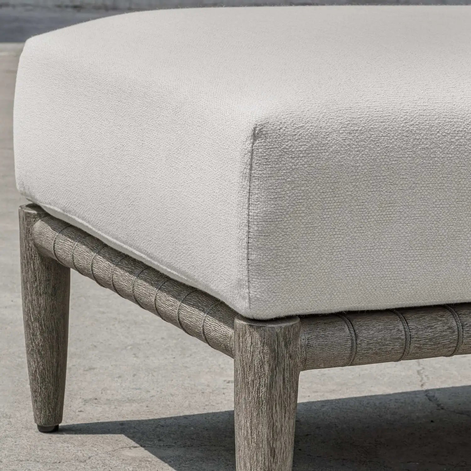 UTTERMOST Borneo Cushion Outdoor Ottoman - Decorative Accents