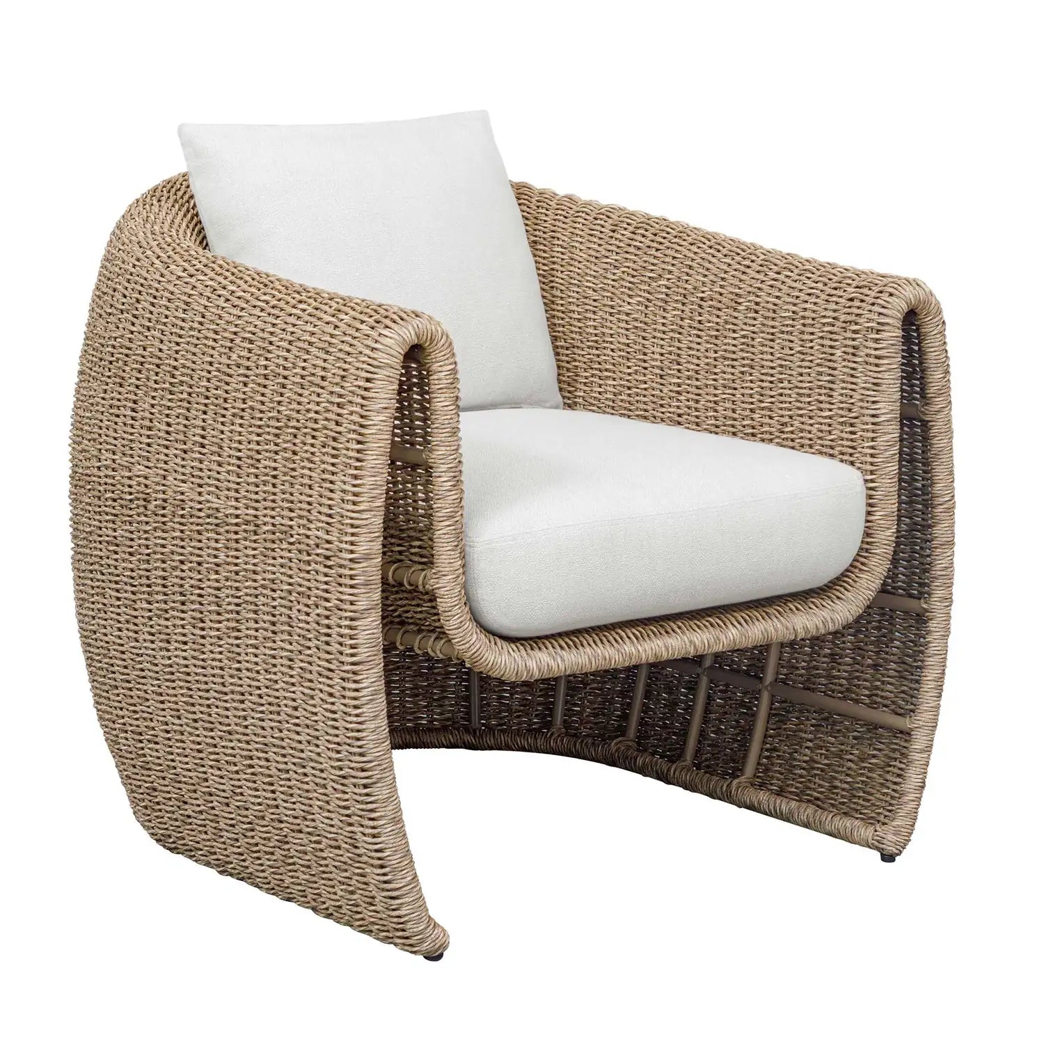 UTTERMOST TROPIC FLAX OUTDOOR LOUNGE CHAIR - Decorative Accents
