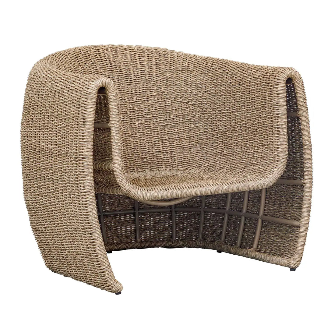 UTTERMOST Tropic Flax Outdoor Lounge Chair - Decorative Accents