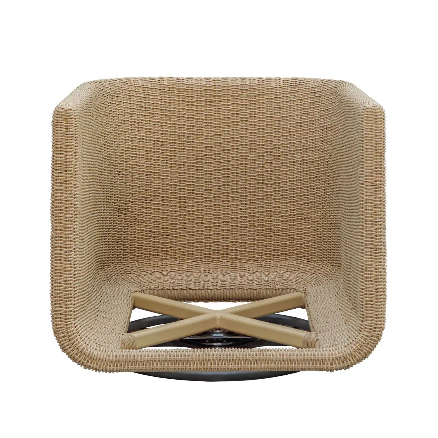 UTTERMOST SANTORINI OUTDOOR SWIVEL LOUNGE CHAIR - Decorative Accents